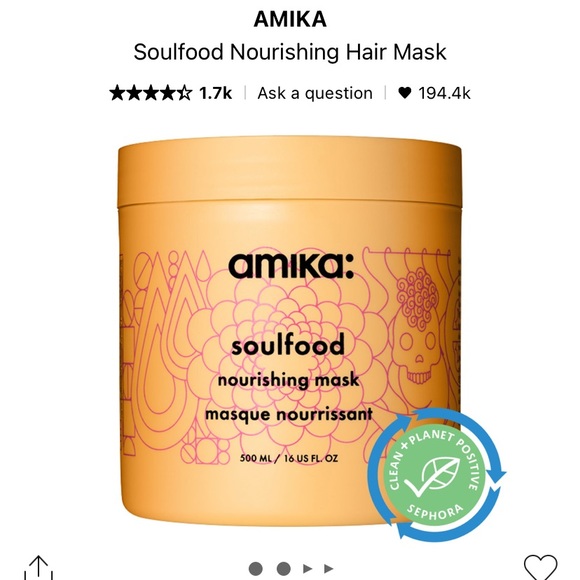 Amika Soul food hair mask - Picture 1 of 1